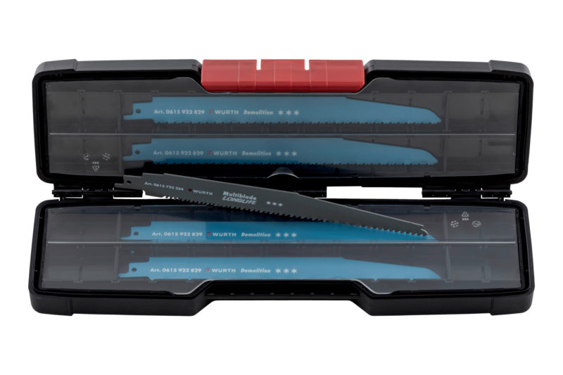 Säbelsägeblatt Metall SSB MET mit robustem HSS-Material und spezieller Zahngeometrie.