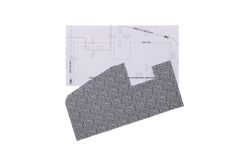 Transparentes Dokumentenaufbewahrungssystem mit mehreren Fächern, 10 Einheiten im Set.