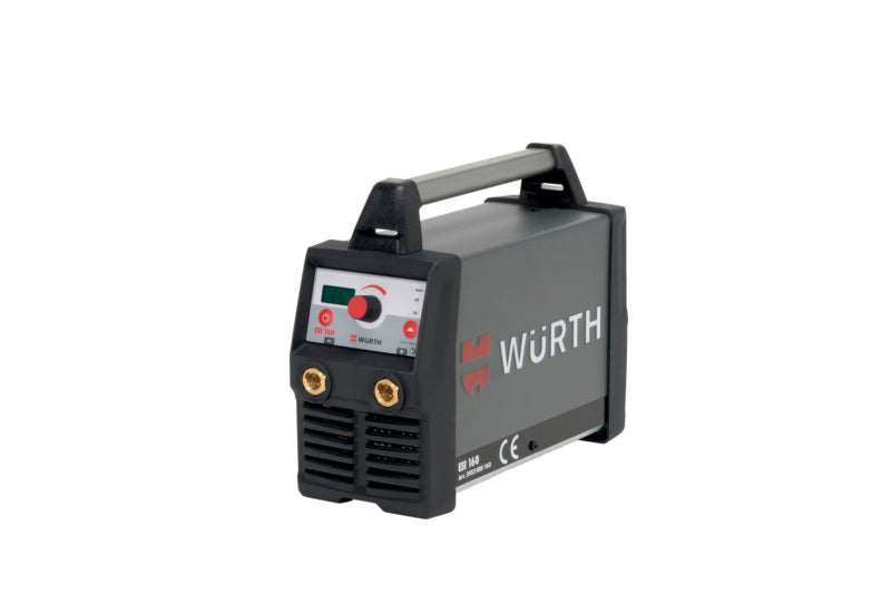 Elektroden-Schweißinverter ELTRDSHWSINV-ESI160 mit Montagepack und Zubehör in kompakter Bauweise.