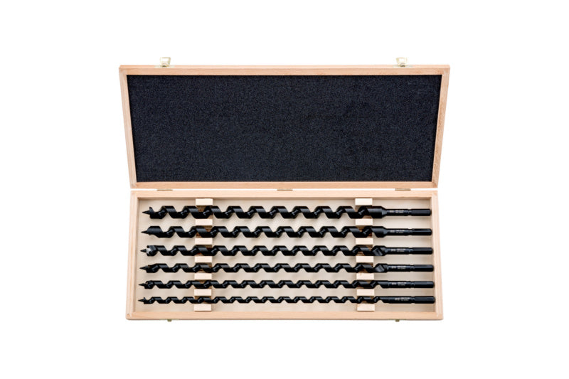 Schlangenbohrer Sortiment BO mit verschiedenen Durchmessern und ergonomischen Griffen für Holz und Kunststoff