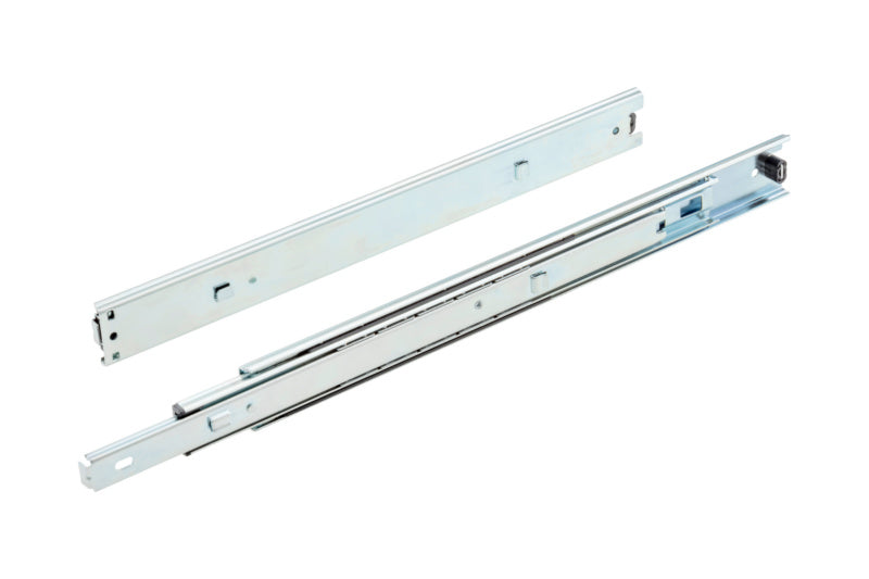 Schubladenauszug aus Metall für Werkstattwagen, robust mit sanfter Gleitmechanik.