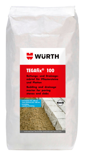 Bettung und Unterbau-MOERT-(TEGAFIX-100)BETTUNG-DRAINAGE-25KG     Verpackungsinhalt    1 Einheit