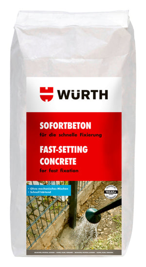 Montage und Reparatur-BET-SOFORTBETON-25KG     Verpackungsinhalt    1 Einheit