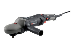 Elektro-Poliermaschine mit ergonomischem Griff und stufenloser Drehzahlregelung in modernem Design