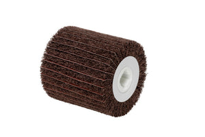 Schleifwalze aus Vlies und Leinen mit flexibler Struktur für gleichmäßige Oberflächenbearbeitung.