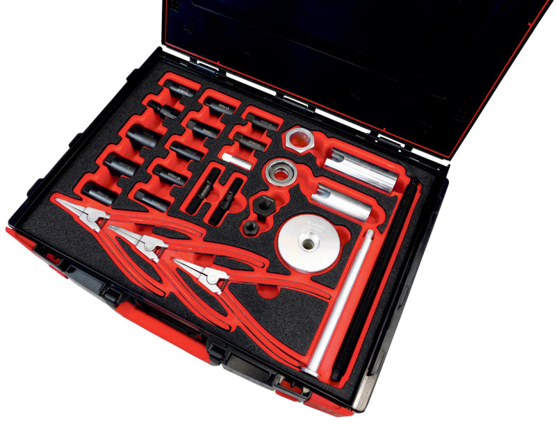 Set of 27 pieces of versatile kitchen tools in a sleek design.