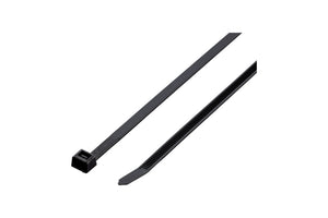 Schwarze Kabelbinder 4,8x300 mm, 100 Stück, für Kabelmanagement nach IEC 62275 Norm