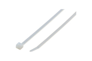 100 natürliche Kabelbinder 3,6x300 mm nach IEC 62275, wiederverwendbar und chemisch beständig