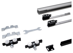 Schiebetürbeschlag für Zimmertüren mit modernem Design und robuster Konstruktion.