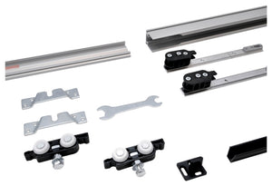 Moderner Schiebetürbeschlag SHIEBTRBSHLG-SCHIMOS80HSWR-OB für Zimmertüren aus robustem Material.