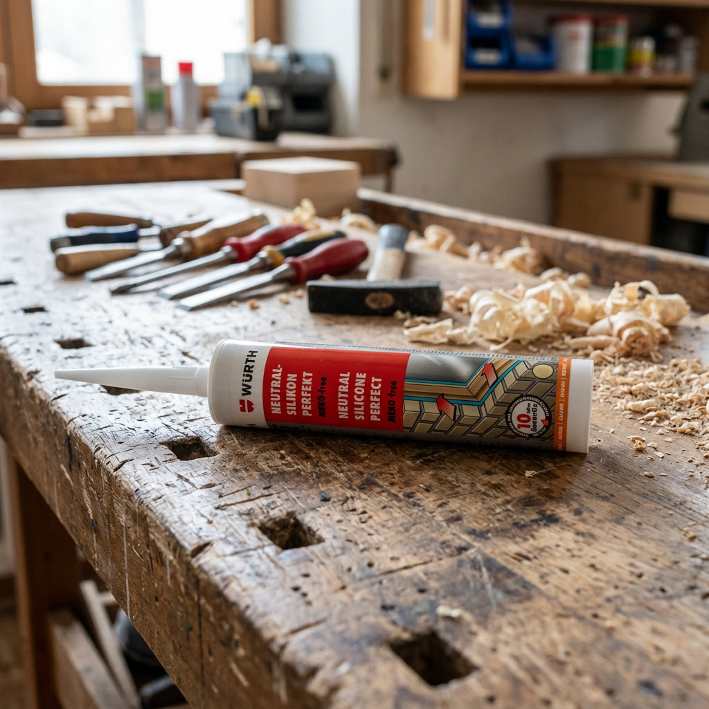 SILDI-Neut-Perfekt Neutralsilikon – M24 Würth | UV-Beständig, SchimmelOptimieren Sie Ihre Handwerksprojekte mit dem SILDI-Neut-Perfekt Neutralsilikon von M24 Würth. Dieses Produkt vereint Funktionalität und Ästhetik für Profis und DIY-Chemisch-technische ProdukteNeutralsilikon von M24 Würth