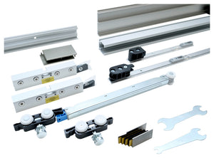 Moderner Schiebetürbeschlag SHIEBTRBSHLG-SCHIMOS80GSW-MBA2 aus robustem Material für Zimmertüren.