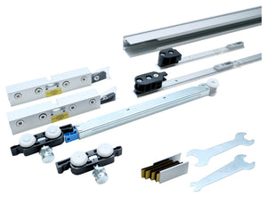 Schiebetürbeschlag für Zimmertüren mit elegantem Design und robustem Material.