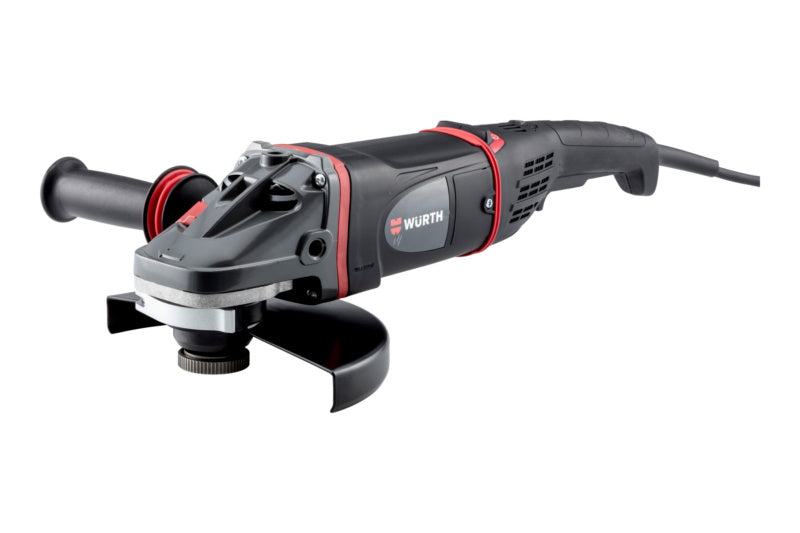 Winkelschleifer Elektro 230 mm mit ergonomischem Griff und robustem Schleifteller.