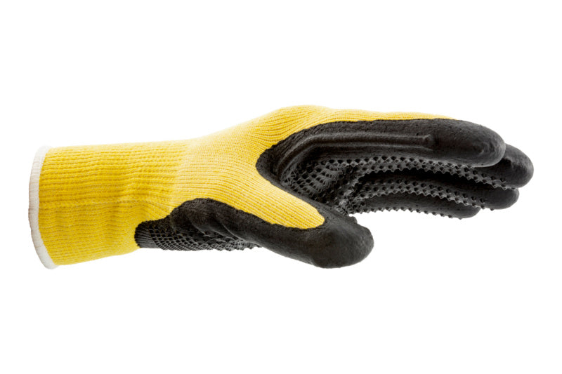 Hitzeschutzhandschuh in Einheitsgröße mit Silikonbeschichtung für sicheren Griff und Hitzeschutz.