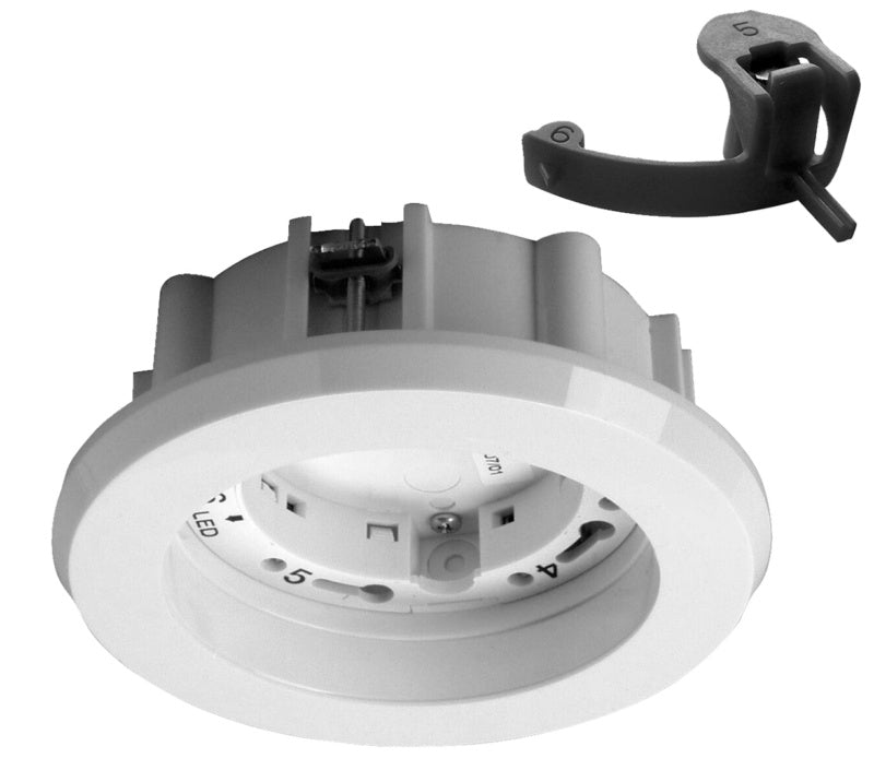 Schließfolgeregelung in Weiß, zeigt robuste Bauweise und benutzerfreundliches Design.