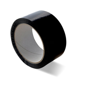 Sechsteiliges Set schwarzer selbstklebender Schalldämmstreifen für verbesserte Raumakustik.