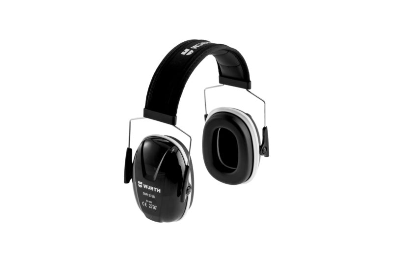 Kapselgehörschutz mit gepolsterten Ohrmuscheln und ergonomischem Design in verschiedenen Farben.