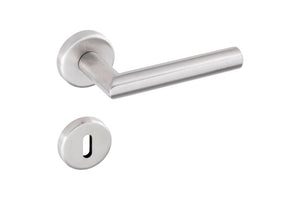 Edelstahl-Türdrücker TD-A2-A205-CLICKFIX mit ergonomischem Handgriff und modernem Design.