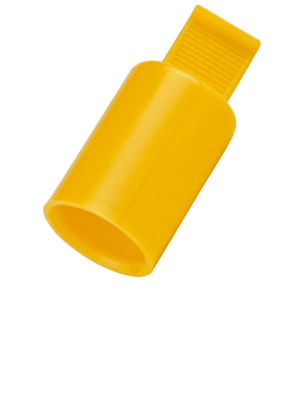 Gelbe Schutzkappe aus Kunststoff, sechseckig, Größe 6x20 Millimeter, 1000 Stück Packung