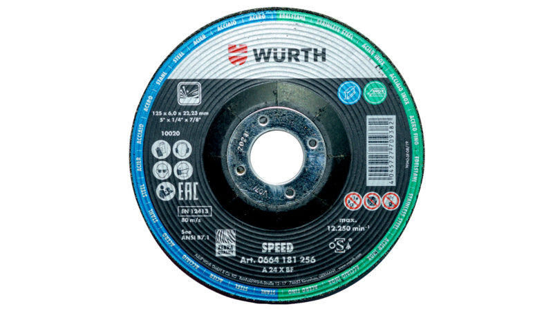 Runde Schruppscheibe SSHB SP mit hoher Zahnform für Metall- und Stahlbearbeitung.