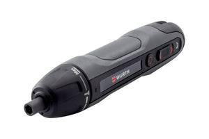 Kompakter Akku-Schrauber mit ergonomischem Griff und integriertem Akku.