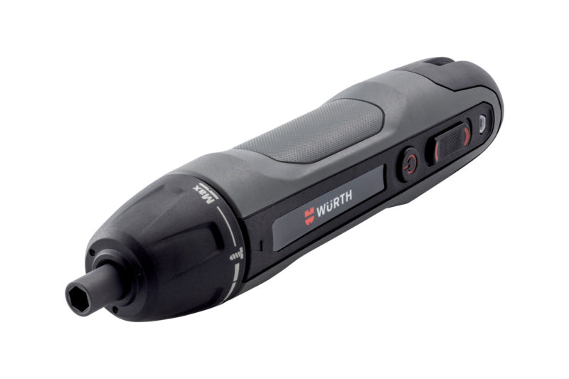 Kompakter Akku-Schrauber mit ergonomischem Griff und integriertem Akku.