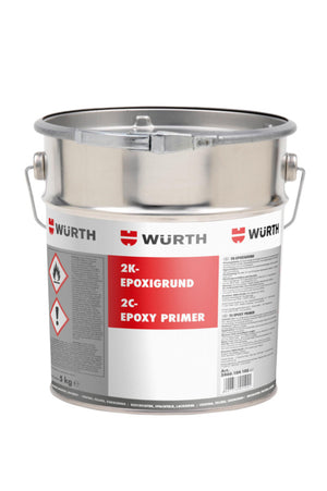 5 kg Epoxid-2K-Grundierung in weißem Eimer für vielseitige Oberflächenbeschichtung