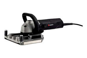 Elektro Fugenfräse FUGFRS mit variabler Drehzahl und Staubabsaugung für präzise Fugenbearbeitung.