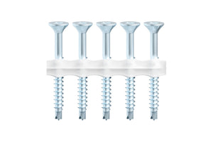 Spanplattenschraube mit Bohrspitze und Senkkopf in verzinkter Ausführung, RW20 Modell