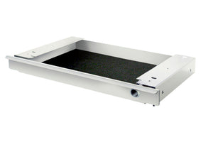 Weiße LIVA-BOX Schreibtischbox mit mehreren Fächern und den Maßen 405x263 mm für Büroorganisation