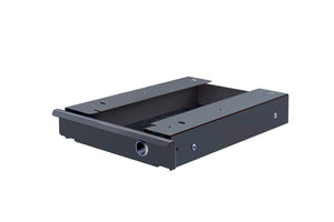 Schreibtischzubehör LIVA-Box in Schwarz, kompakte Ablage für Büroartikel und Geräte.