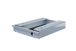 Moderner Schreibtischorganizer LIVA-BOX aus robustem Material, Maße 221 x 263 mm, grau.