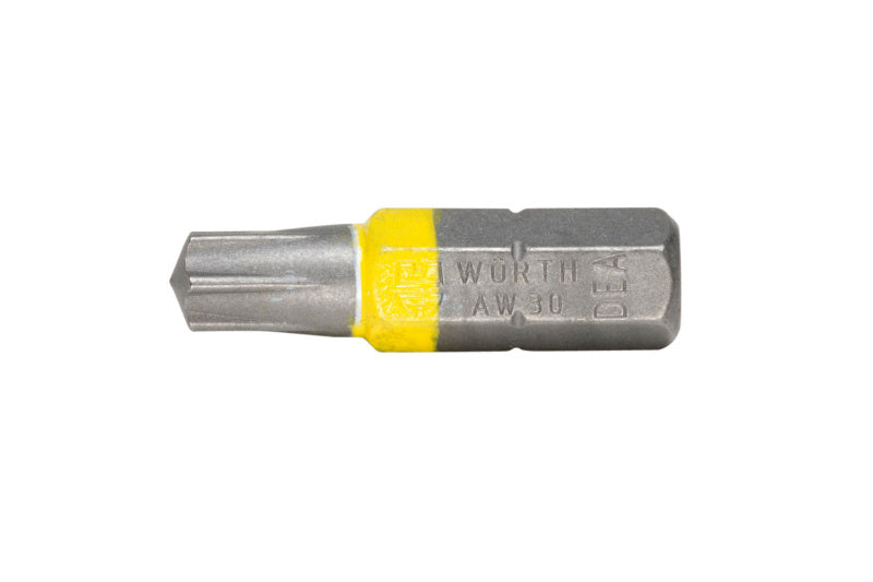 Bit AW Abtrieb-BIT-AW30-LEUCHTGELB-R1026-1/4ZO-L25MM     Verpackungsinhalt    100 Einheit
