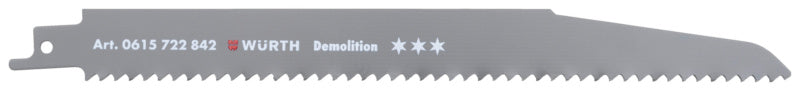 Säbelsägeblatt Bau SSB BAU mit präzisen Zähnen für vielseitiges Schneiden von Holz und Metall.