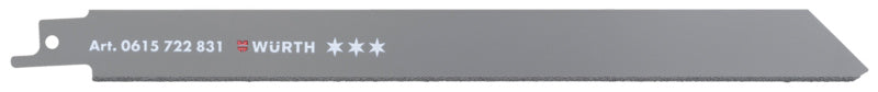 Säbelsägeblatt Bau SSB BAU mit präzisen Zähnen für vielseitige Materialien und einfache Montage.