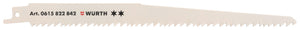 Säbelsägeblatt Holz SSB HO mit scharfen Zähnen für präzise Schnitte in verschiedenen Holzarten.
