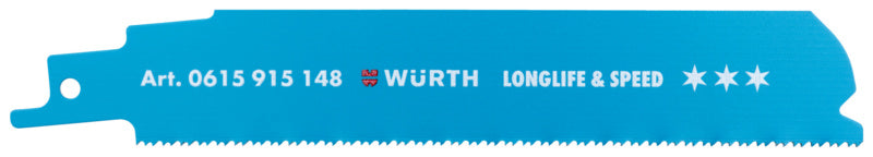 Säbelsägeblatt SSB MET aus HSS für präzise Metallschnitte mit speziellem Zahndesign.