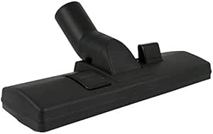 Schwarze Kombidüse mit 32mm Anschluss für Staubsauger.