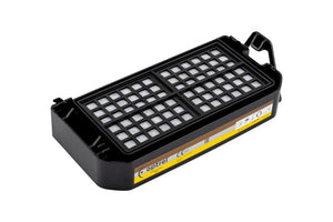 Schweißerhelm mit Gebläsefiltergerät, ergonomisch, leicht und mit automatischer Abdunkelung.