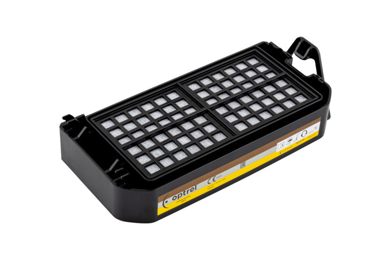 Schweißerhelm mit Gebläsefiltergerät, ergonomisch, leicht und mit automatischer Abdunkelung.