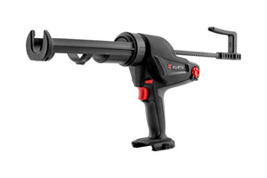 A cordless cartridge dispenser with a sleek design and ergonomic grip.