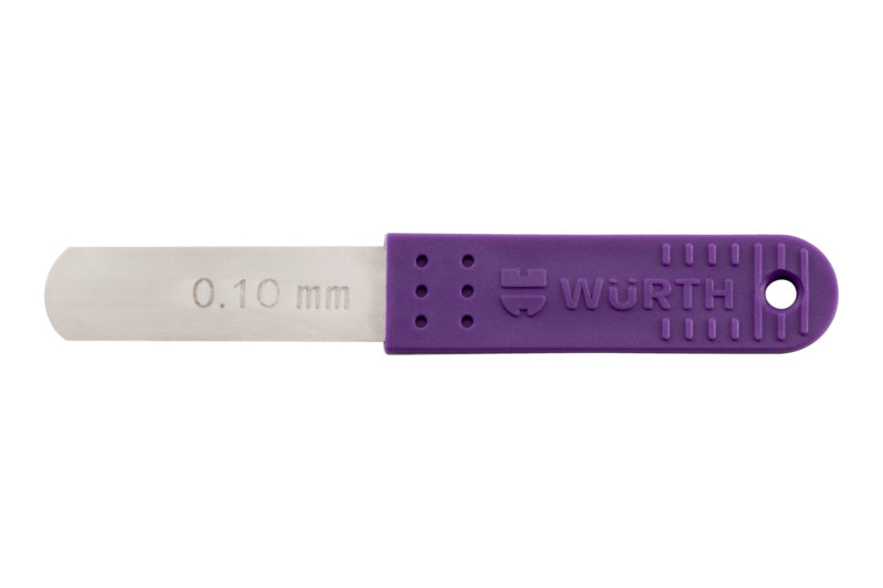 Fühlerlehre-FHLRLEHR-MOT-LILA-D0,10MM     Verpackungsinhalt    5 Einheit