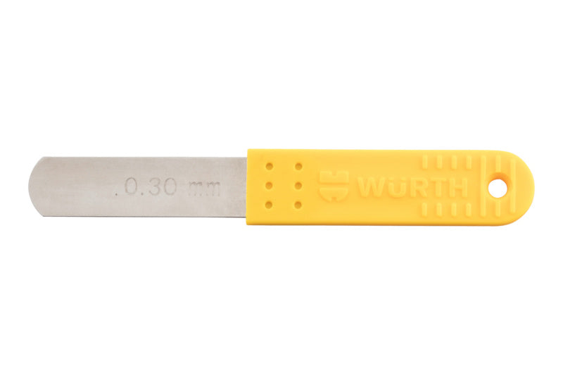 Fühlerlehre-FHLRLEHR-MOT-GELB-D0,30MM     Verpackungsinhalt    5 Einheit