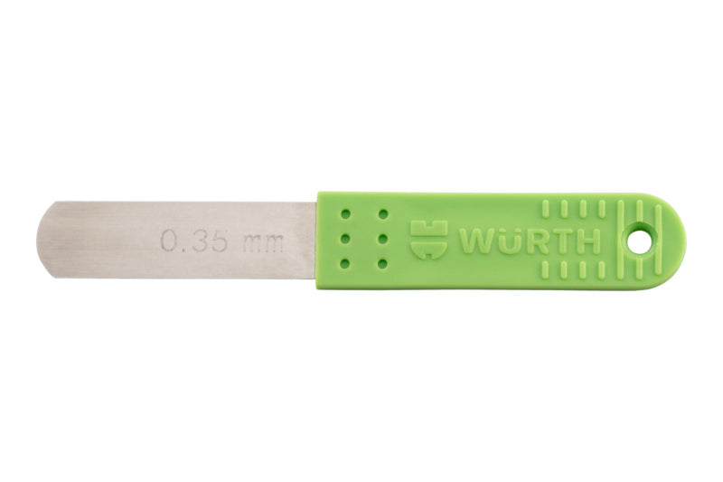 Fühlerlehre-FHLRLEHR-MOT-HELLGRUEN-D0,35MM     Verpackungsinhalt    5 Einheit