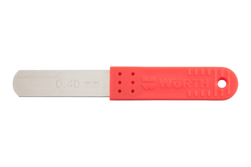 Fühlerlehre-FHLRLEHR-MOT-ROT-D0,40MM     Verpackungsinhalt    5 Einheit
