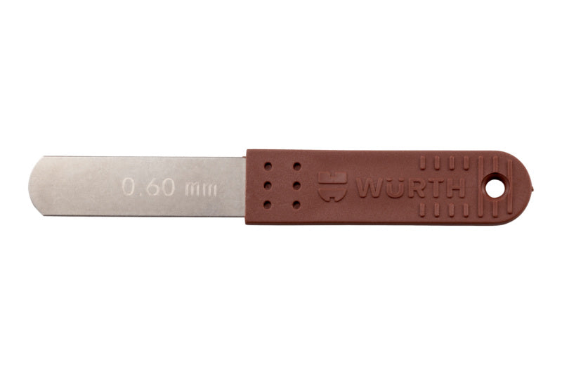 Fühlerlehre-FHLRLEHR-MOT-BRAUN-D0,60MM     Verpackungsinhalt    5 Einheit