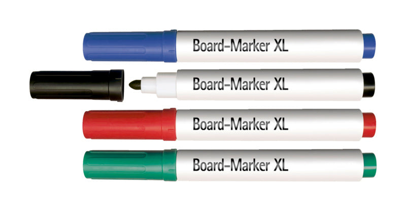 Whiteboard Zubehör-MARK-F.WHTEBRD-SCHW/GRN/ROT/BLAU     Verpackungsinhalt    1 Einheit