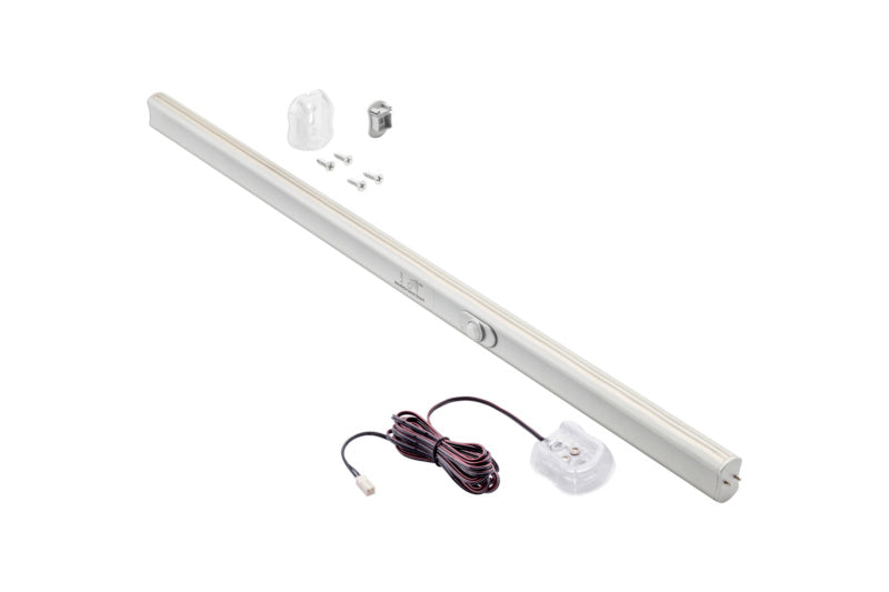 LED-Einbauleuchte mit schlankem Design, ideal für abgehängte Decken und verschiedene Lichtstimmungen.