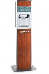 Nexa Sanitizer Station with automatic touchless dispenser and sturdy base for stability.